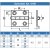 Scharnier 40 x 40 x 0,8 mm, Edelstahl A2