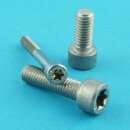 M2,5 x 8 mm Zylinderschrauben mit Innensechsrund (TX) ISO...