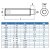 Gewindestifte M8 X 80 mit Innensechskant u. Zapfen DIN 915 Edelstahl A2