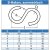 S-Haken D=3 symmetrisch, Edelstahl A4