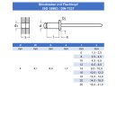 Blindniet 5,0 X 18 mm mit Flachkopf DIN 7337 Edelstahl A2