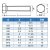 Sechskantschrauben M6 X 45 DIN 933 Edelstahl A2